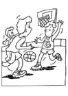 Coloring pages basketball