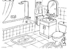 Coloring pages bathroom