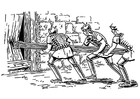 Coloring pages battering ram