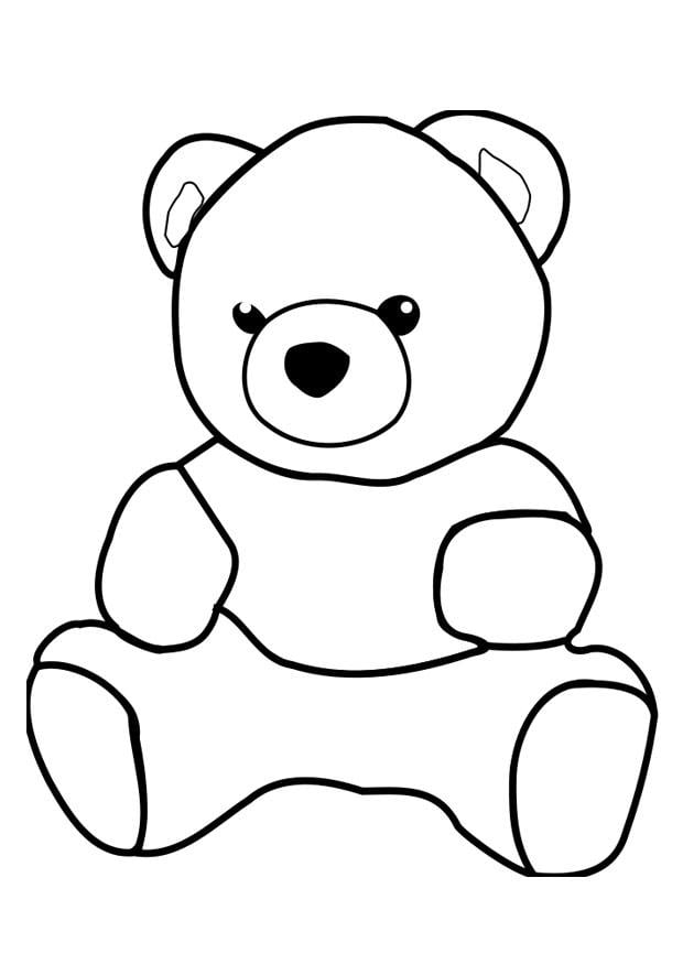 Coloring page bear