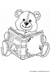 Coloring pages bear