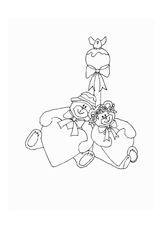 Coloring page bears