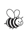 Coloring page Bee