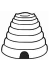 Coloring pages beehive