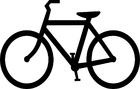 Coloring pages bicycle