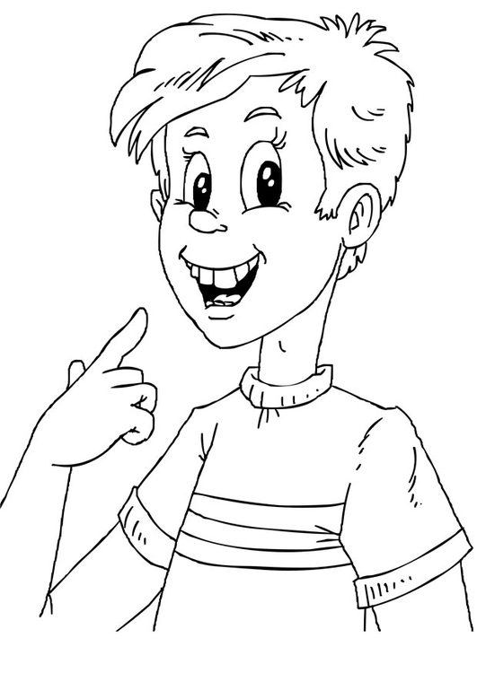 Coloring page big teeth