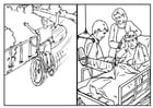 Coloring pages bike safety
