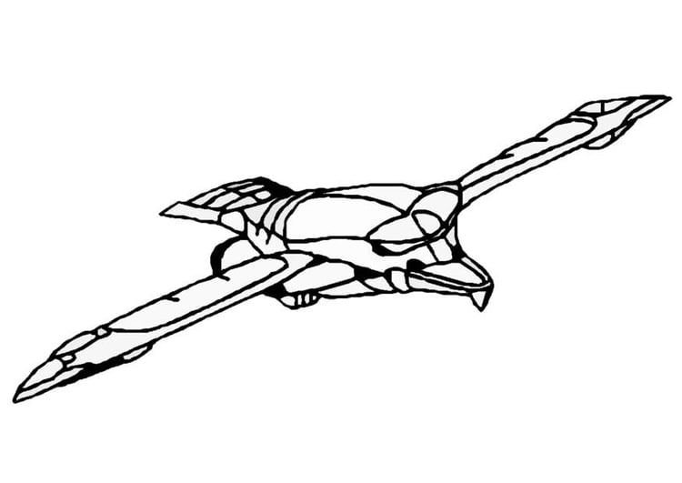 Coloring page bird