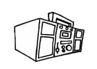 Coloring pages boom box