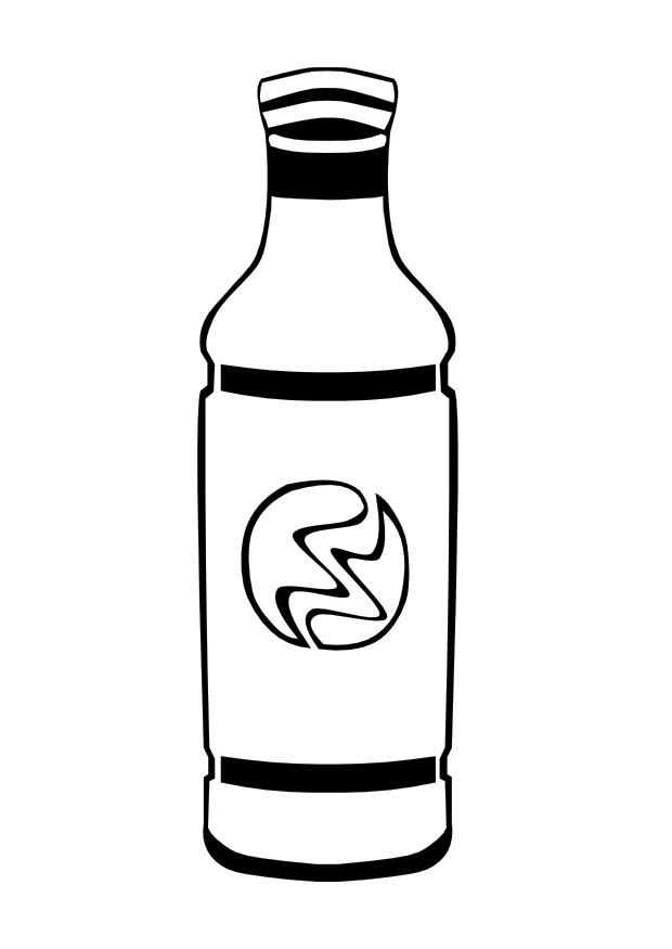 Coloring page bottle