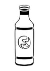 Coloring page bottle