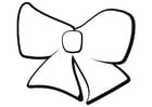 Coloring page bow