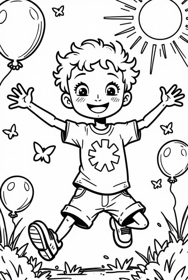 boy is happy