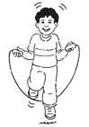 Coloring page boy