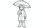 boy with rain gear