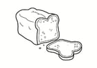 Coloring pages bread