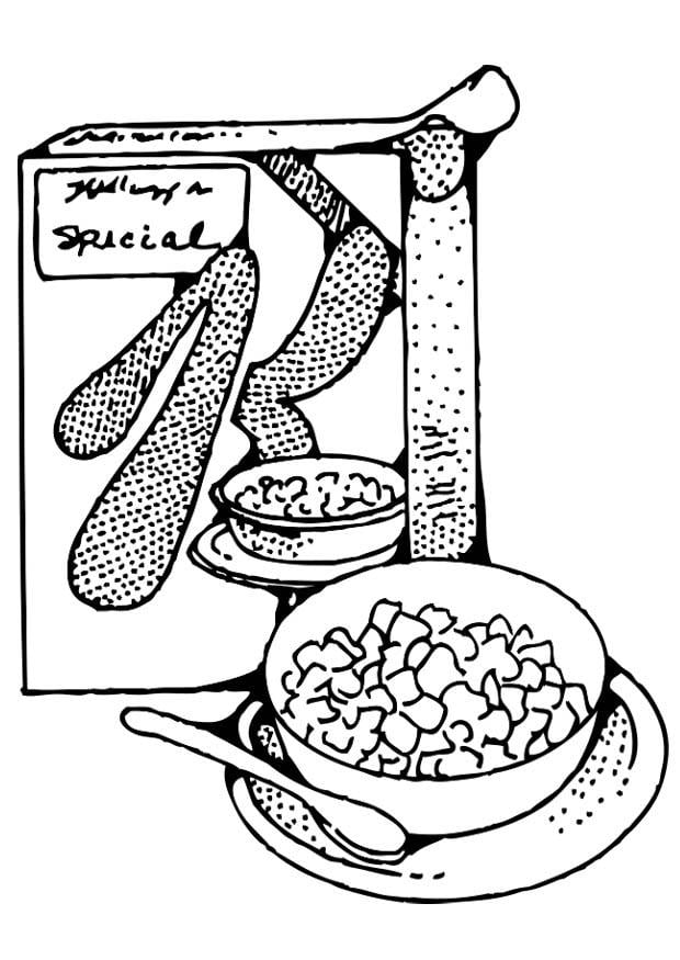 coloring pages breakfast