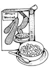 Coloring page Breakfast Cereal