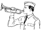 Coloring pages bugle