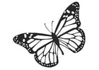 Coloring pages butterfly