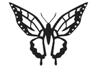 Coloring pages butterfly