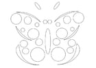 Coloring pages butterfly
