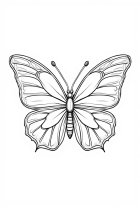 Coloring page butterfly