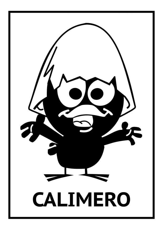 Coloring page Calimero