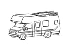 Coloring pages camper