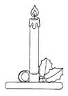 Coloring pages candle