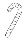 Coloring pages Candy Cane