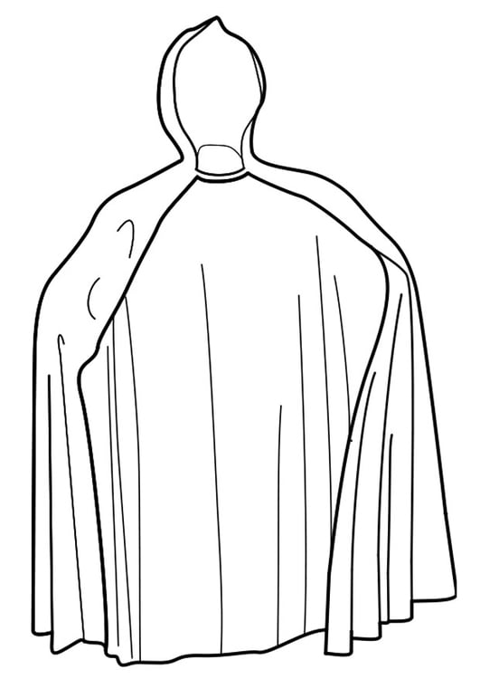 Coloring page cape