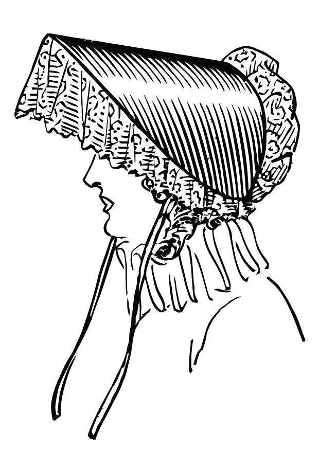Coloring page capote