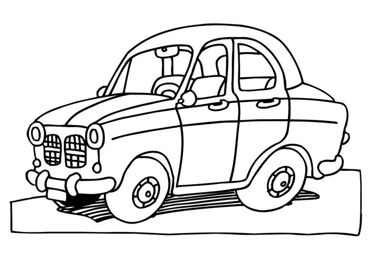 Coloring Page car - free printable coloring pages - Img 6474