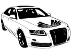 Coloring page car