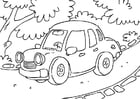 Coloring page car