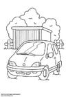 Coloring pages car