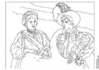 Coloring page Caravaggio