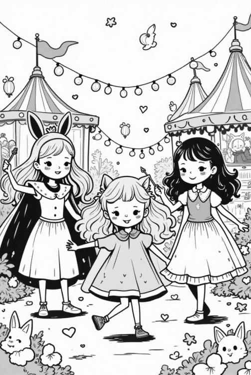 carnival with the girlfriends