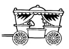 Coloring pages carriage