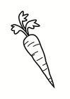 Coloring pages carrot