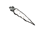 Coloring page carrot