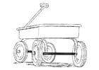 Coloring page cart