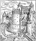 Coloring pages Castle of Coucy