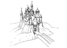 Coloring page castle