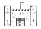 Coloring pages castle