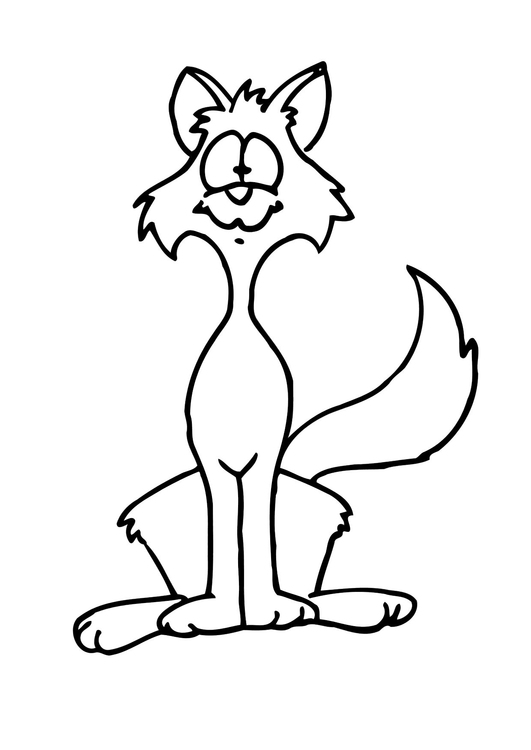 Coloring page cat