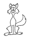 Coloring page cat