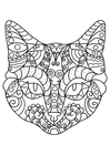 Coloring page cat