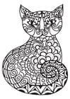 Coloring pages cat